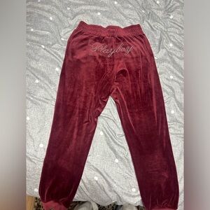 Women’s playboy velour pants